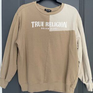 True Religion 2 Tone Crew Neck Size Medium